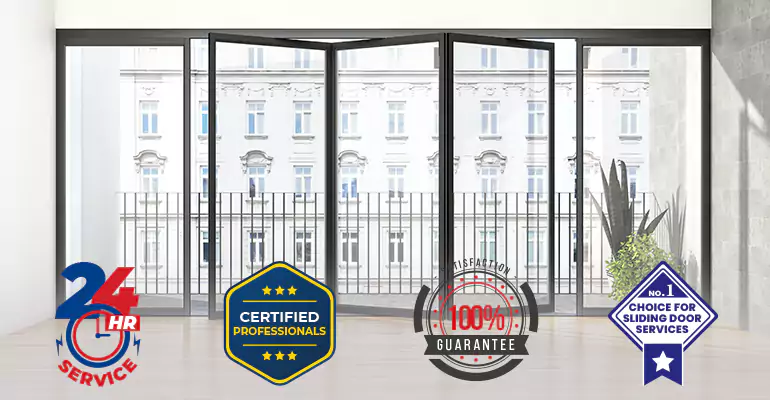 Sliding Accordion Door Repair in Weston