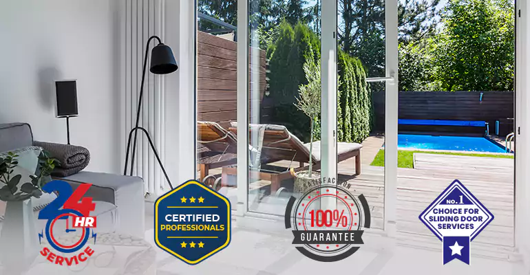 Glass Balcony Sliding Door Repair in Weston
