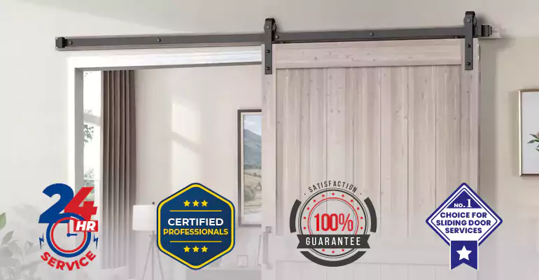 Emergency Barn Door Repair in Weston