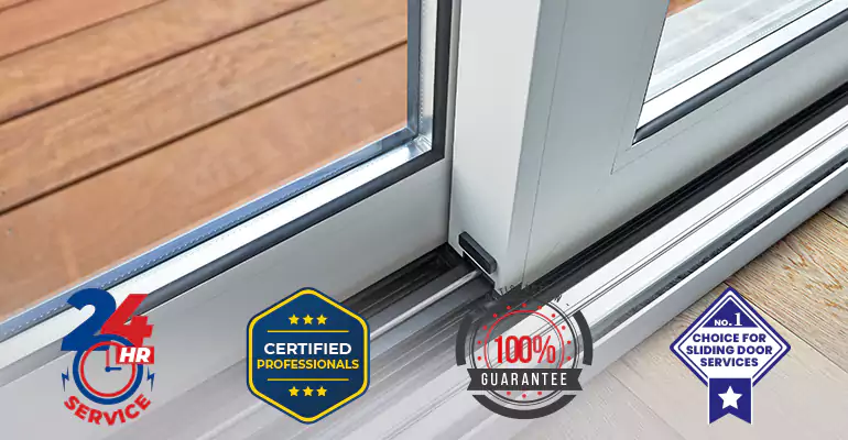 Commercial Sliding Door Track and Roller Repair in Weston