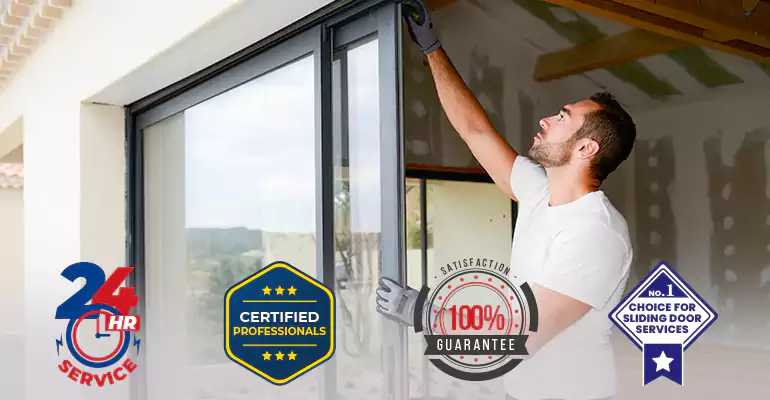 Sliding Glass Door Frame Repair in Weston