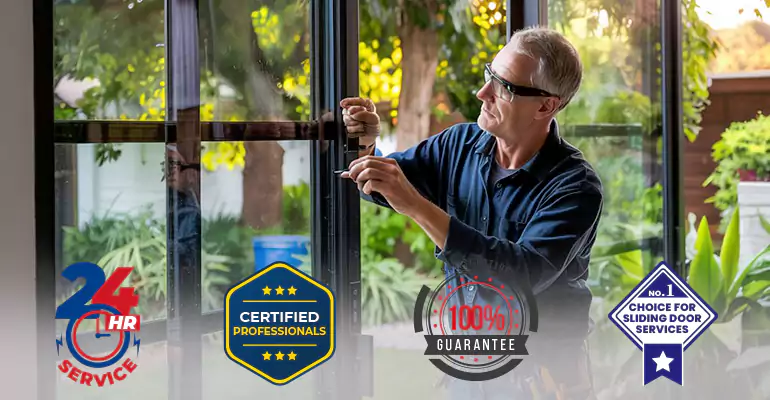 Residential Sliding Door Maintenance in Weston